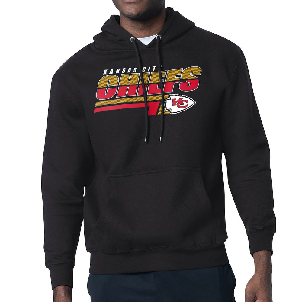 Kansas City Chiefs Starter Logo Push Graphic Hoodie - Black - NFL