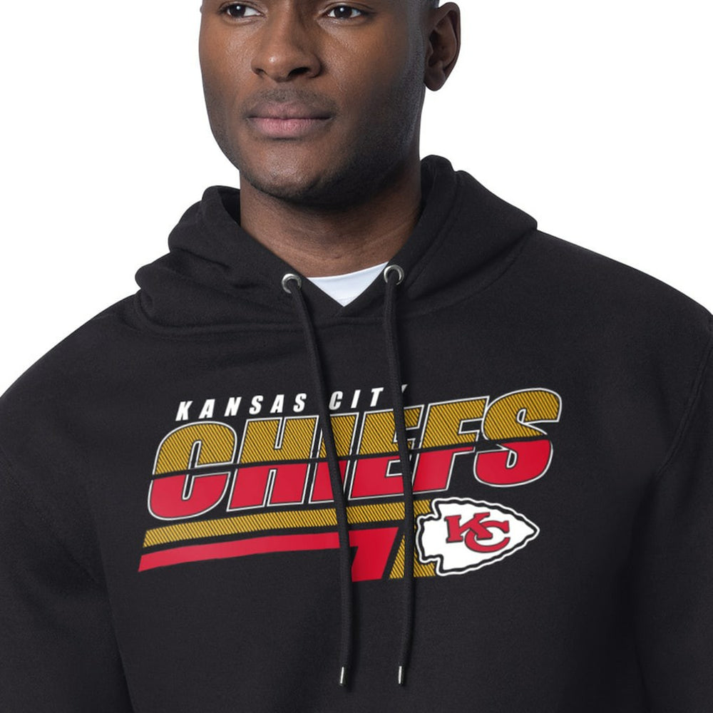 Kansas City Chiefs Starter Logo Push Graphic Hoodie - Black - NFL