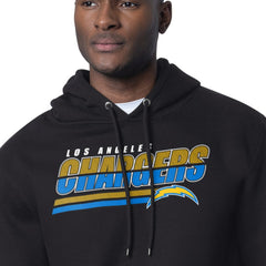 Los Angeles Chargers Starter Logo Push Graphic Hoodie - Black - NFL