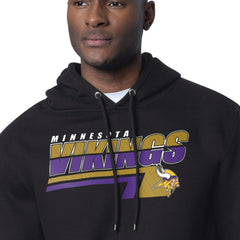 Minnesota Vikings Starter Logo Push Graphic Hoodie - Black - NFL