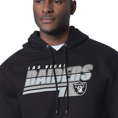 Las Vegas Raiders Starter Logo Push Graphic Hoodie - Black - NFL