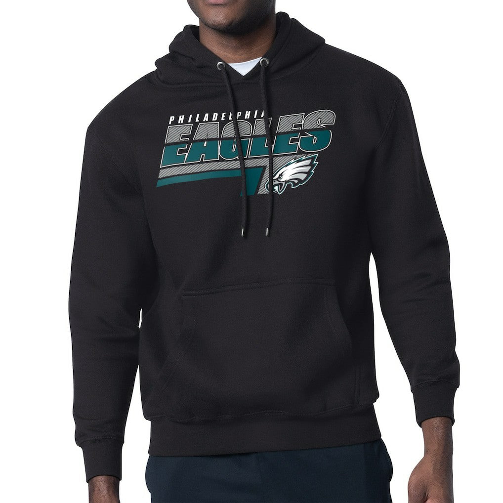 Philadelphia Eagles Starter Logo Push Graphic Hoodie - Black - NFL