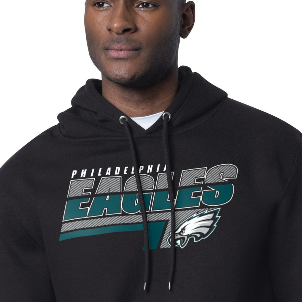 Philadelphia Eagles Starter Logo Push Graphic Hoodie - Black - NFL
