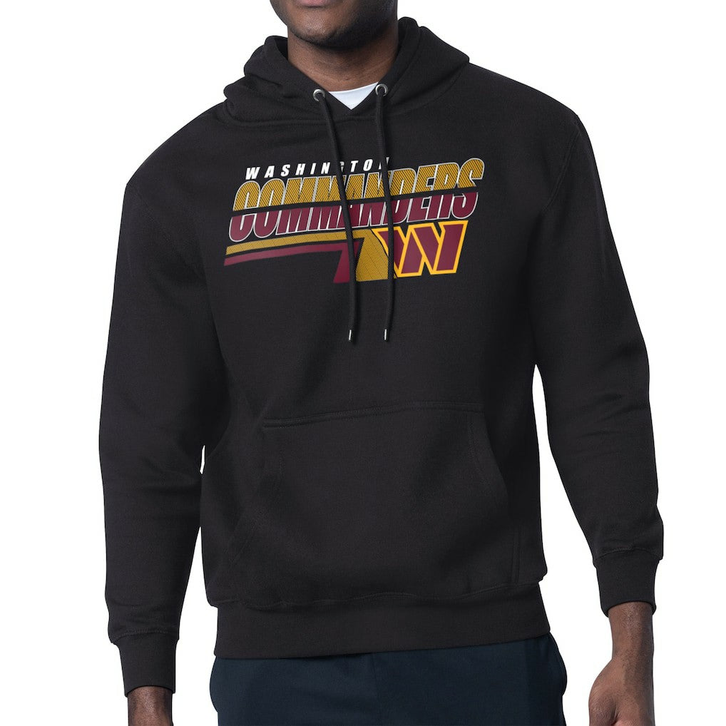 Washington Commanders Starter Logo Push Graphic Hoodie - Black - NFL
