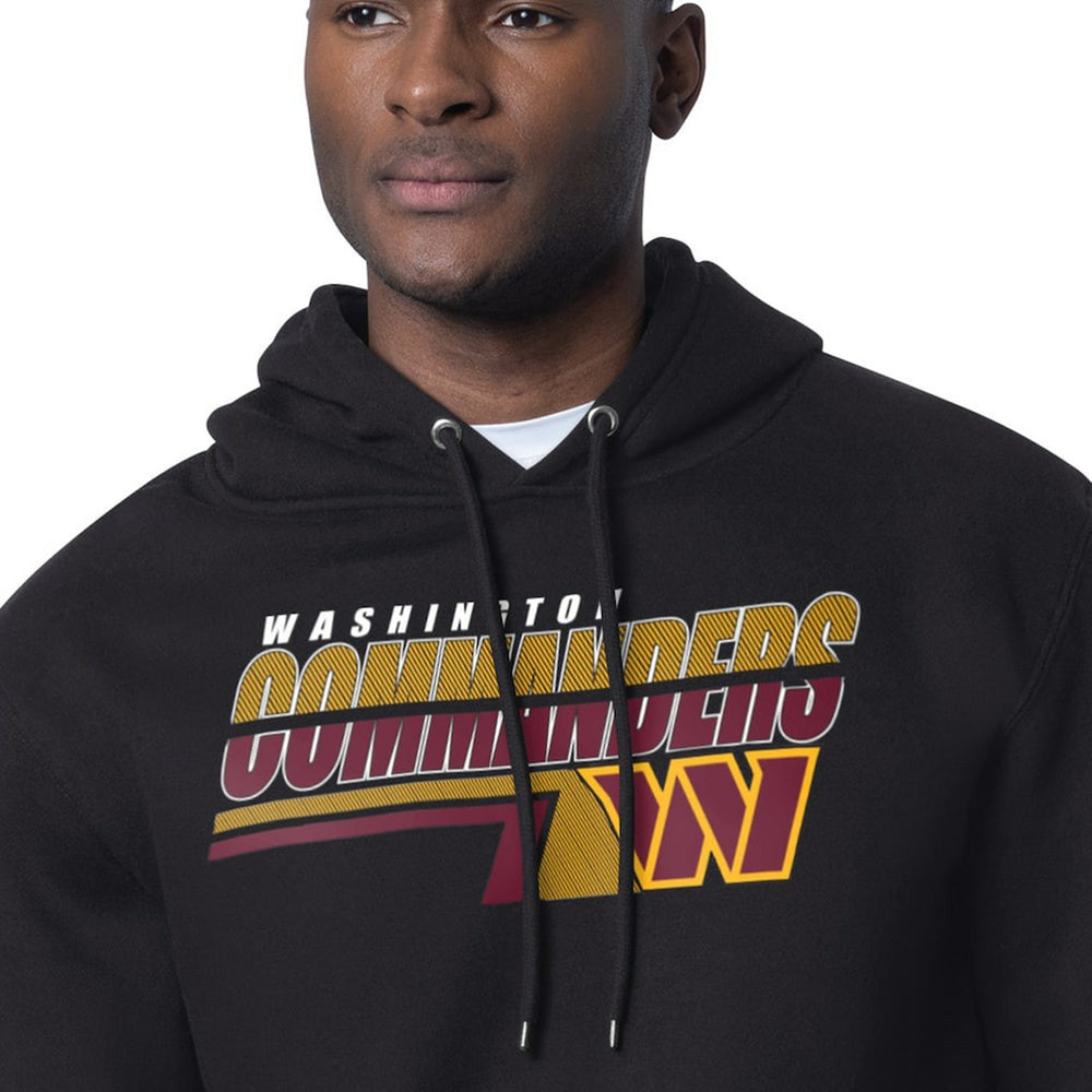 Washington Commanders Starter Logo Push Graphic Hoodie - Black - NFL
