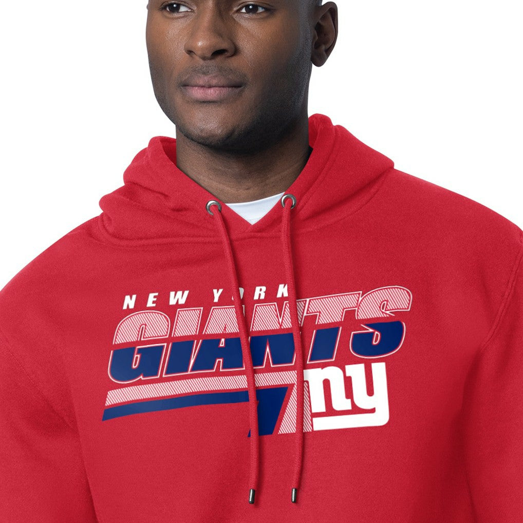 New York Giants Starter Logo Push Graphic Hoodie - Red - NFL