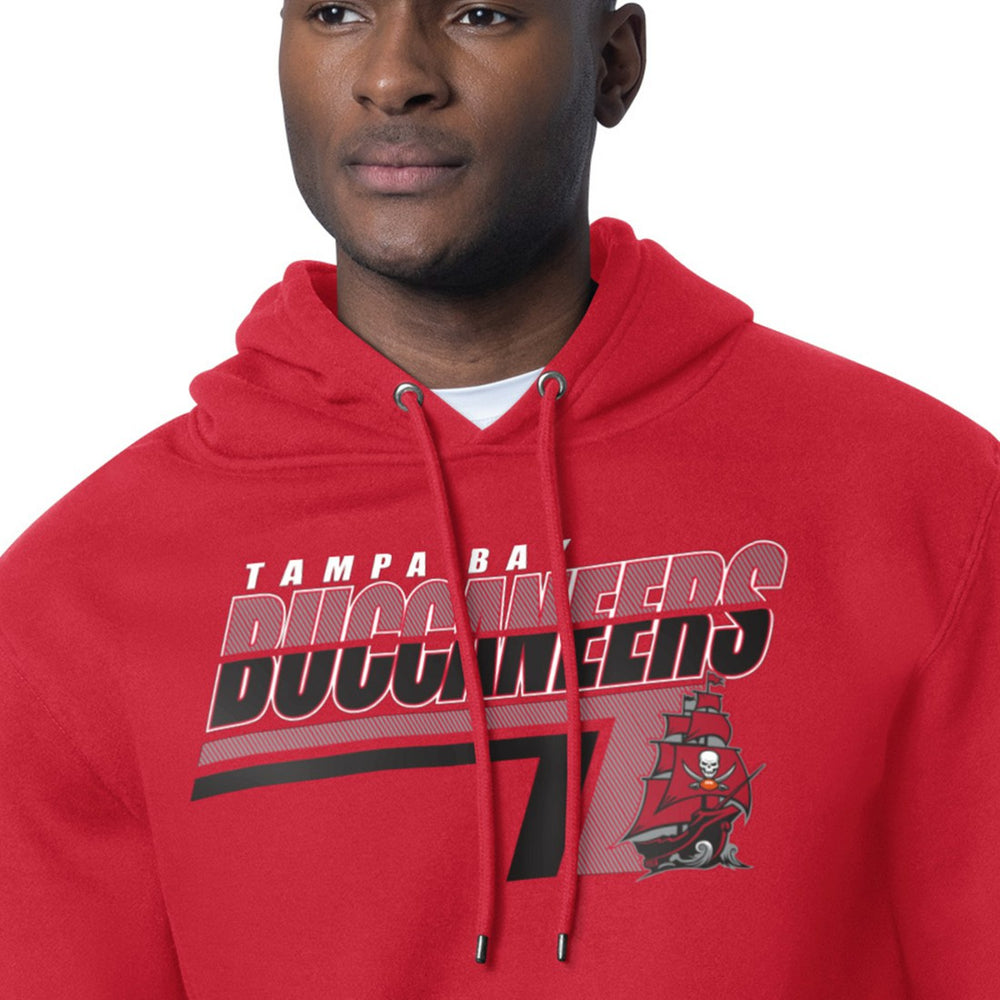 Tampa Bay Buccaneers Starter Logo Push Graphic Hoodie - Red - NFL