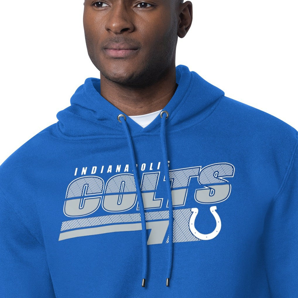 Indianapolis Colts Starter Logo Push Graphic Hoodie - Royal - NFL