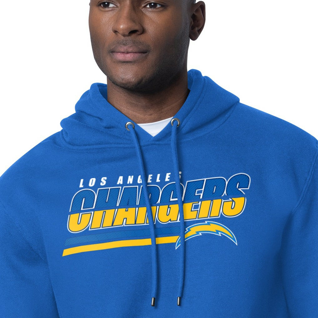Los Angeles Chargers Starter Logo Push Graphic Hoodie - Royal - NFL
