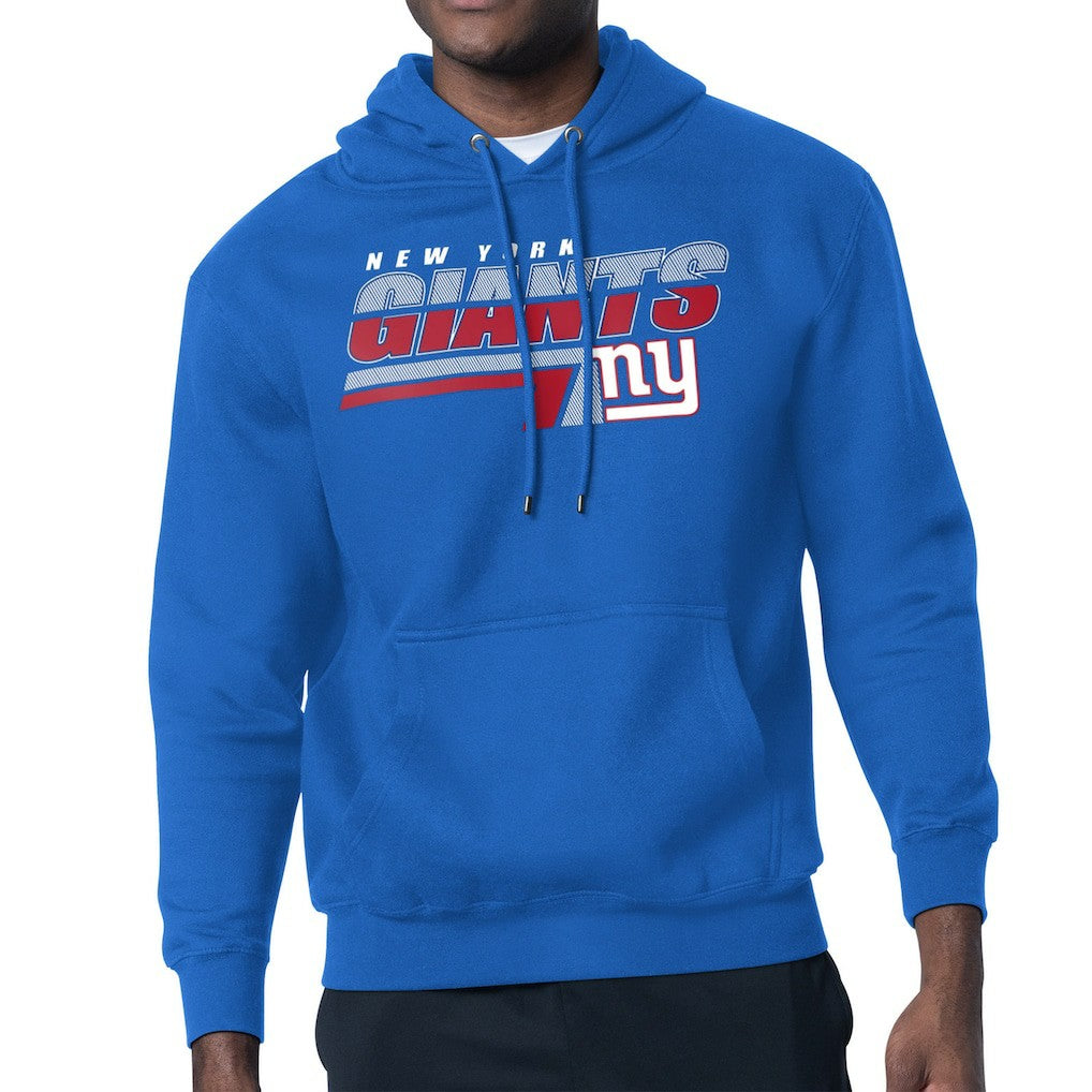 New York Giants Starter Logo Push Graphic Hoodie - Royal - NFL