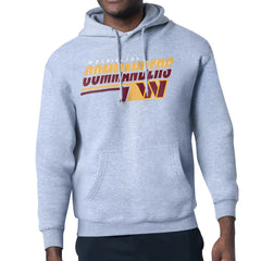 Washington Commanders Starter Logo Push Graphic Hoodie - Heather Gray - NFL
