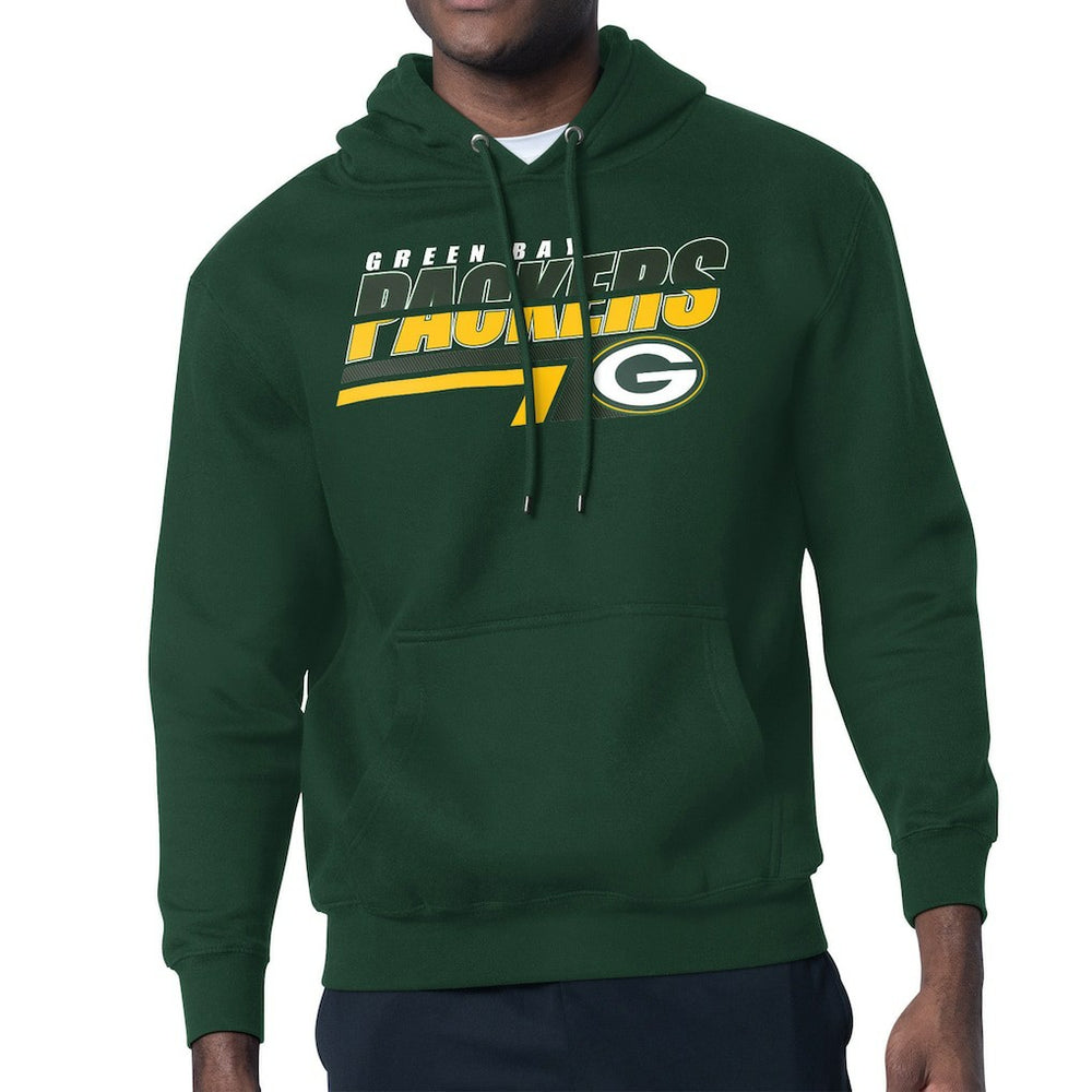 Green Bay Packers Starter Logo Push Graphic Hoodie - Green - NFL