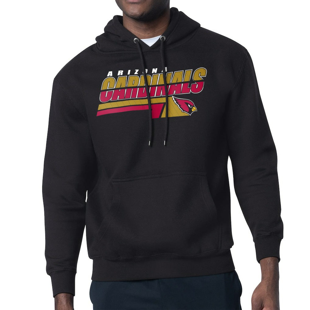 Arizona Cardinals Starter Logo Push Graphic Hoodie - Black - NFL