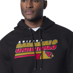 Arizona Cardinals Starter Logo Push Graphic Hoodie - Black - NFL