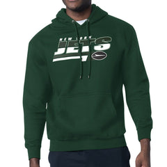 New York Jets Starter Logo Push Graphic Hoodie - Green - NFL
