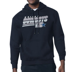 Dallas Cowboys Starter Logo Push Graphic Hoodie - Navy - NFL