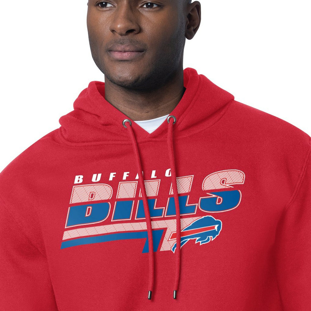 Buffalo Bills Starter Logo Push Graphic Hoodie - Red - NFL