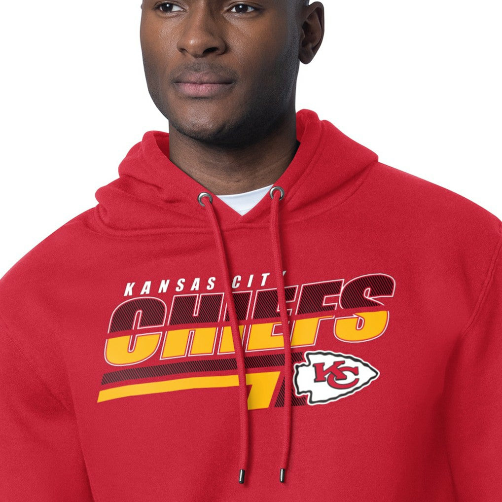 Kansas City Chiefs Starter Logo Push Graphic Hoodie - Red - NFL