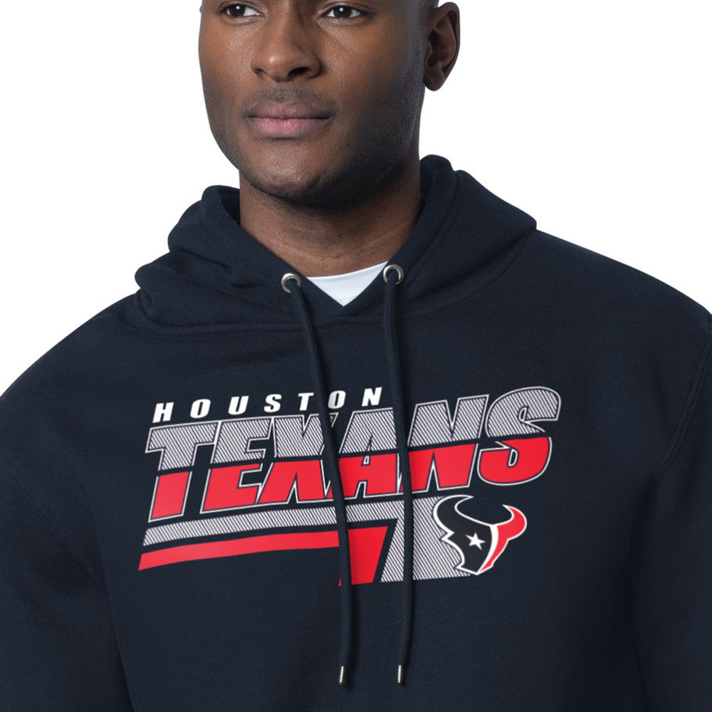 Houston Texans Starter Logo Push Graphic Hoodie - Navy - NFL