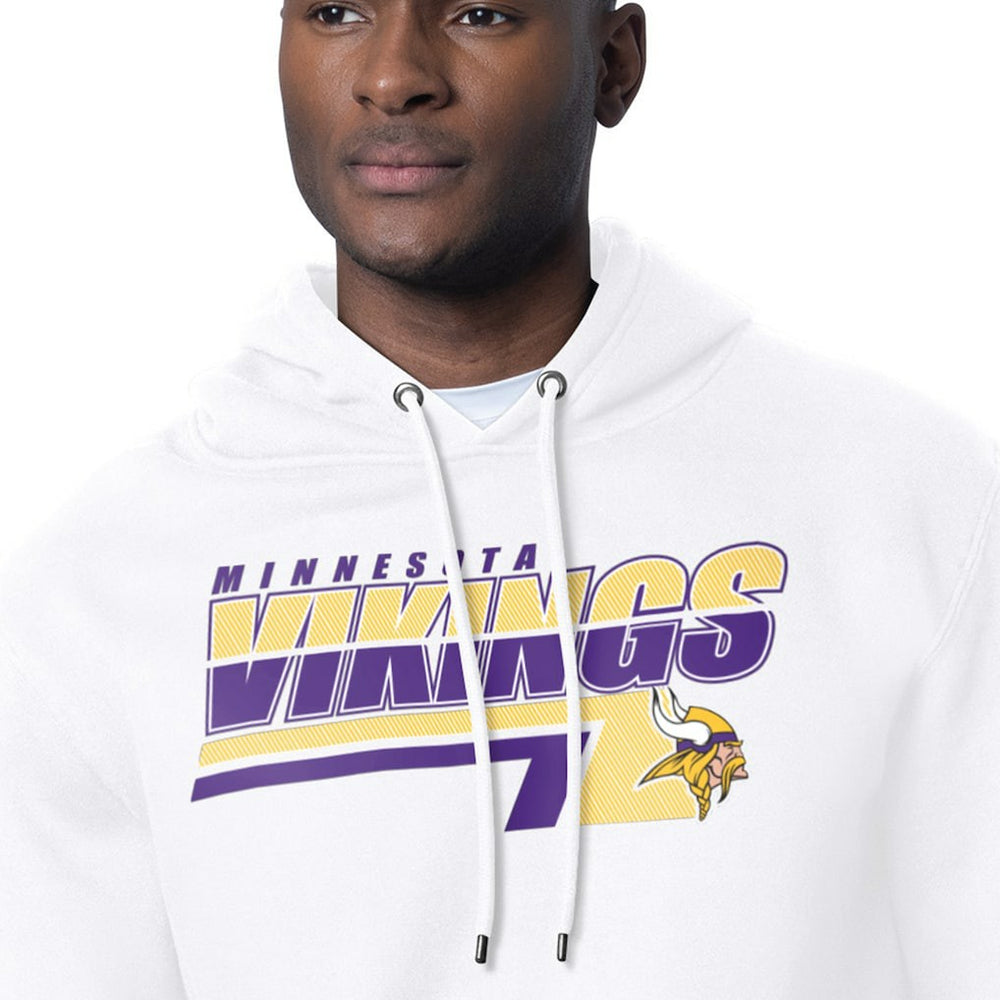 Minnesota Vikings Starter Logo Push Graphic Hoodie - White - NFL