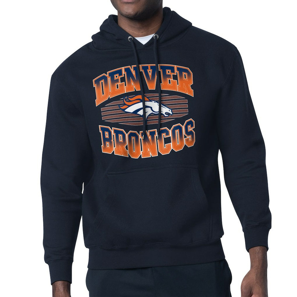 Denver Broncos Starter Team Grit Graphic Hoodie - Navy - NFL