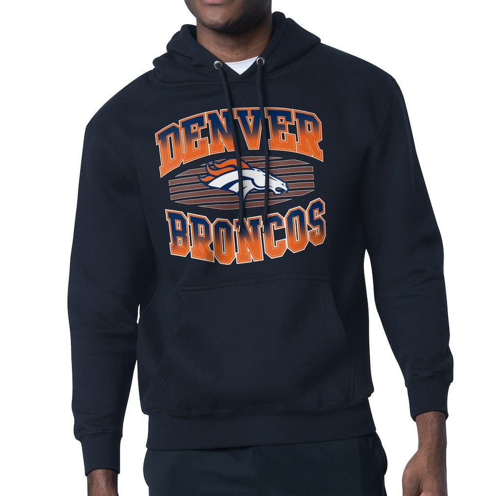 Denver Broncos Starter Team Grit Graphic Hoodie - Navy - NFL