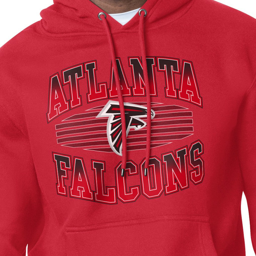 Atlanta Falcons Starter Team Grit Graphic Hoodie - Red - NFL