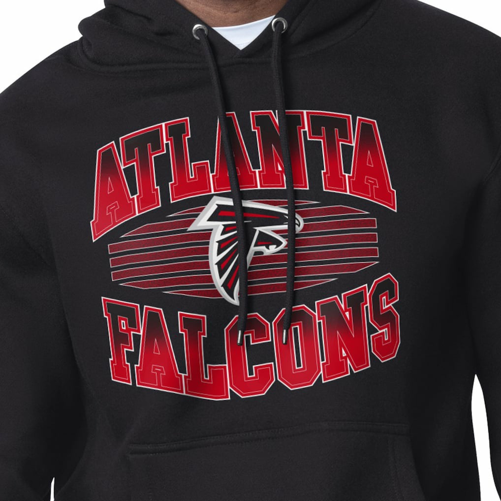 Atlanta Falcons Starter Team Grit Graphic Hoodie - Black - NFL