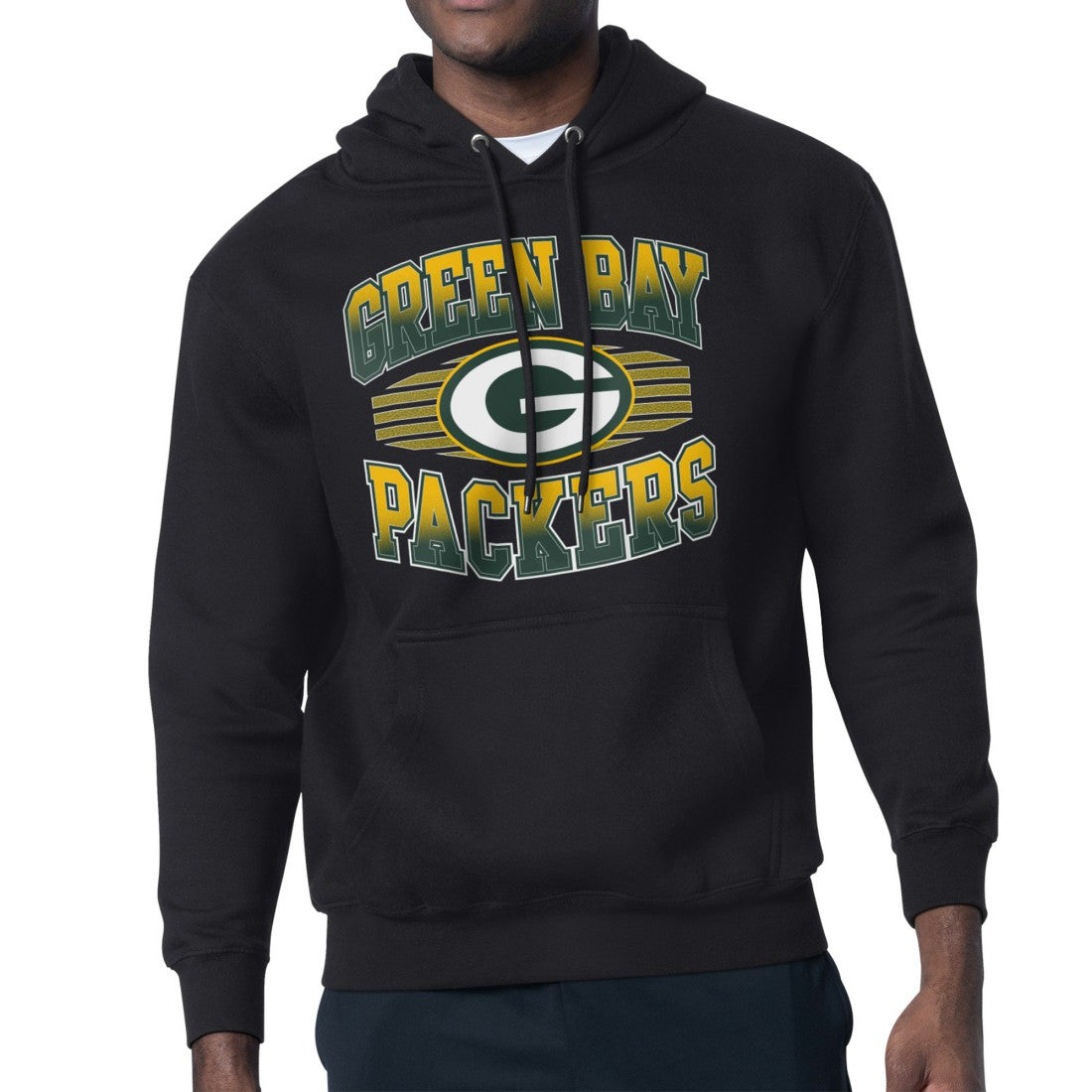 Green Bay Packers Starter Team Grit Graphic Hoodie - Black - NFL
