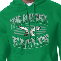 Philadelphia Eagles Starter Team Grit Graphic Hoodie - Kelly Green - NFL