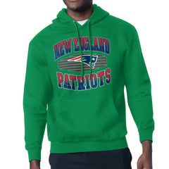New England Patriots Starter Team Grit Graphic Hoodie - Kelly Green - NFL