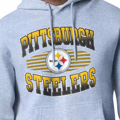 Pittsburgh Steelers Starter Team Grit Graphic Hoodie - Heather Gray - NFL