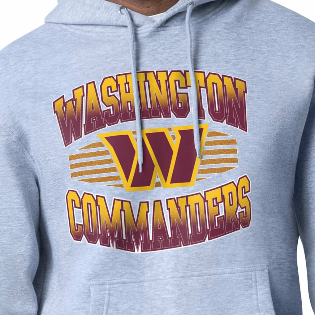 Washington Commanders Starter Team Grit Graphic Hoodie - Heather Gray - NFL