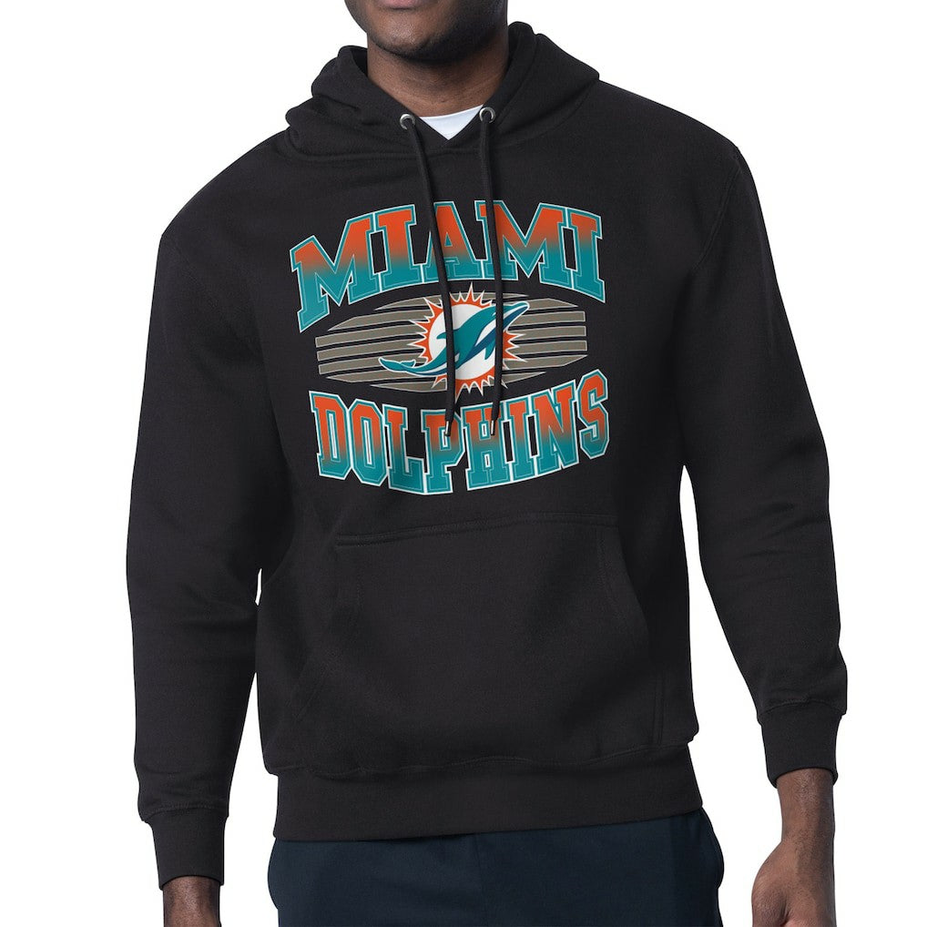 Miami Dolphins Starter Team Grit Graphic Hoodie - Black - NFL
