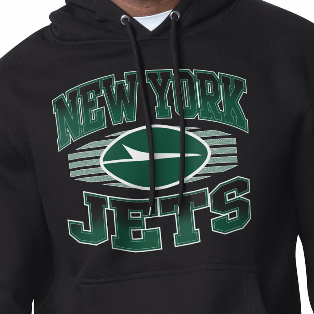 New York Jets Starter Team Grit Graphic Hoodie - Black - NFL