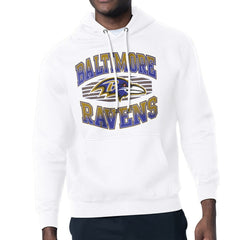 Baltimore Ravens Starter Team Grit Graphic Hoodie - White - NFL