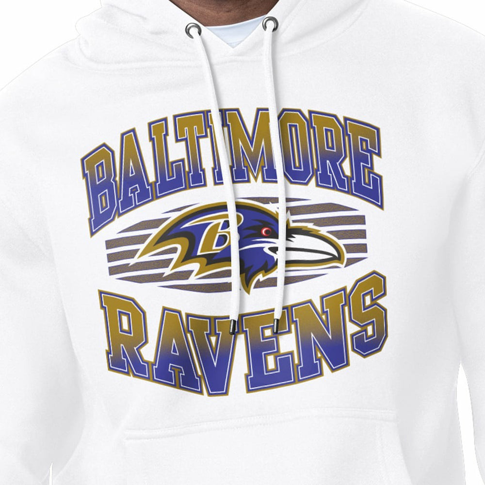 Baltimore Ravens Starter Team Grit Graphic Hoodie - White - NFL