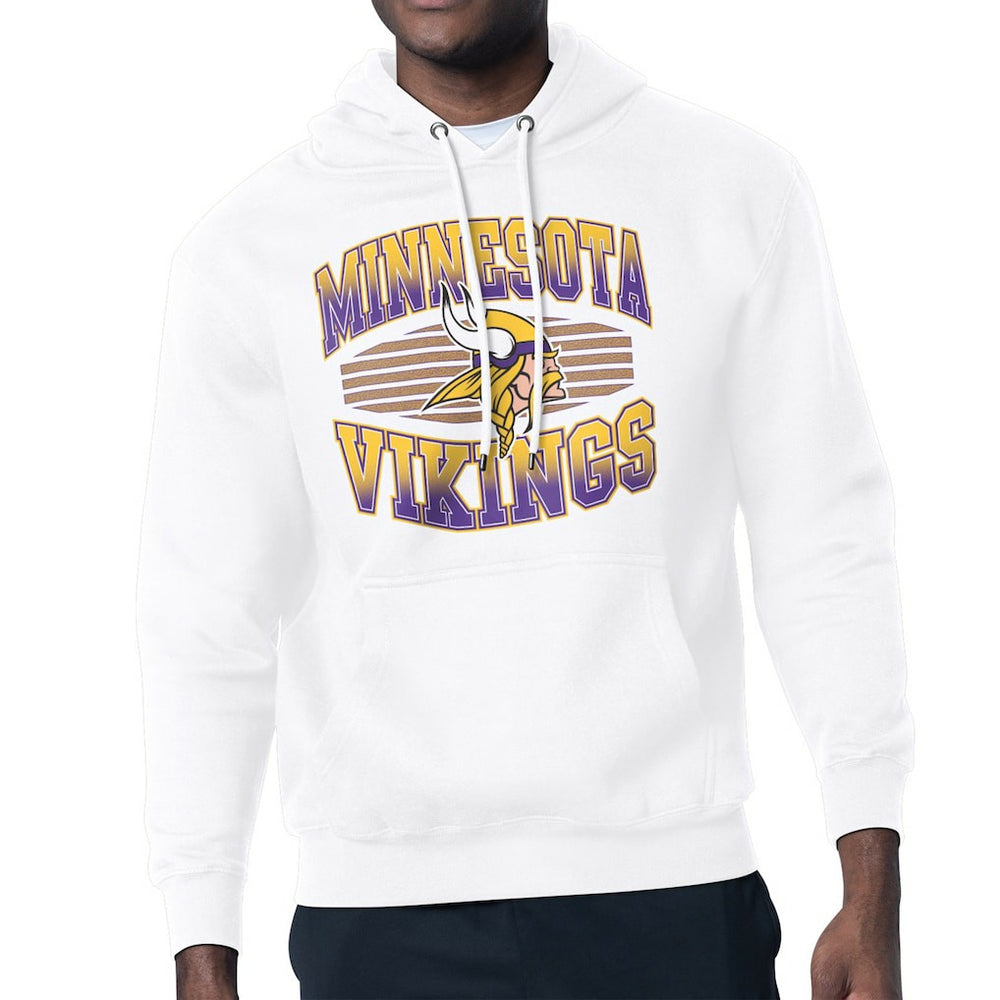 Minnesota Vikings Starter Team Grit Graphic Hoodie - White - NFL