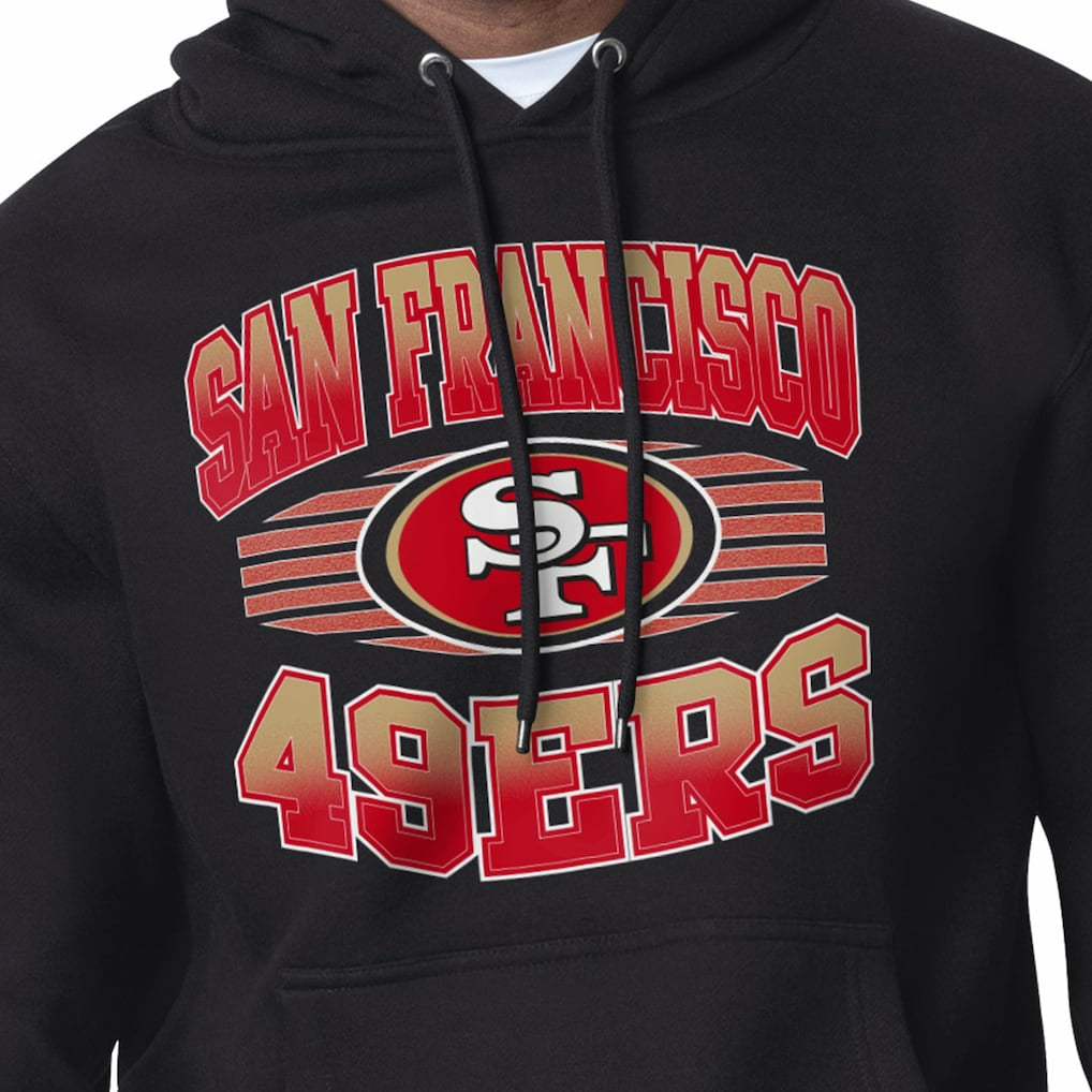 San Francisco 49ers Starter Team Grit Graphic Hoodie - Black - NFL