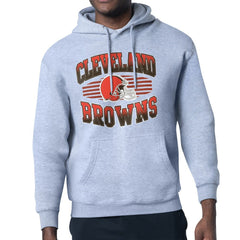 Cleveland Browns Starter Team Grit Graphic Hoodie - Heather Gray - NFL
