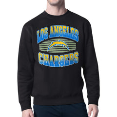 Los Angeles Chargers Starter Team Grit Graphic Fleece Pullover Sweatshirt - Black - NFL