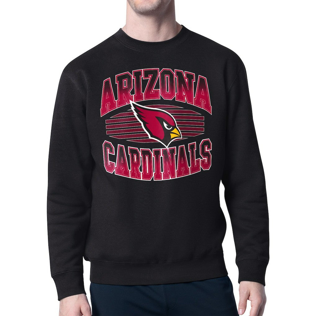 Arizona Cardinals Starter Team Grit Graphic Fleece Pullover Sweatshirt - Black - NFL