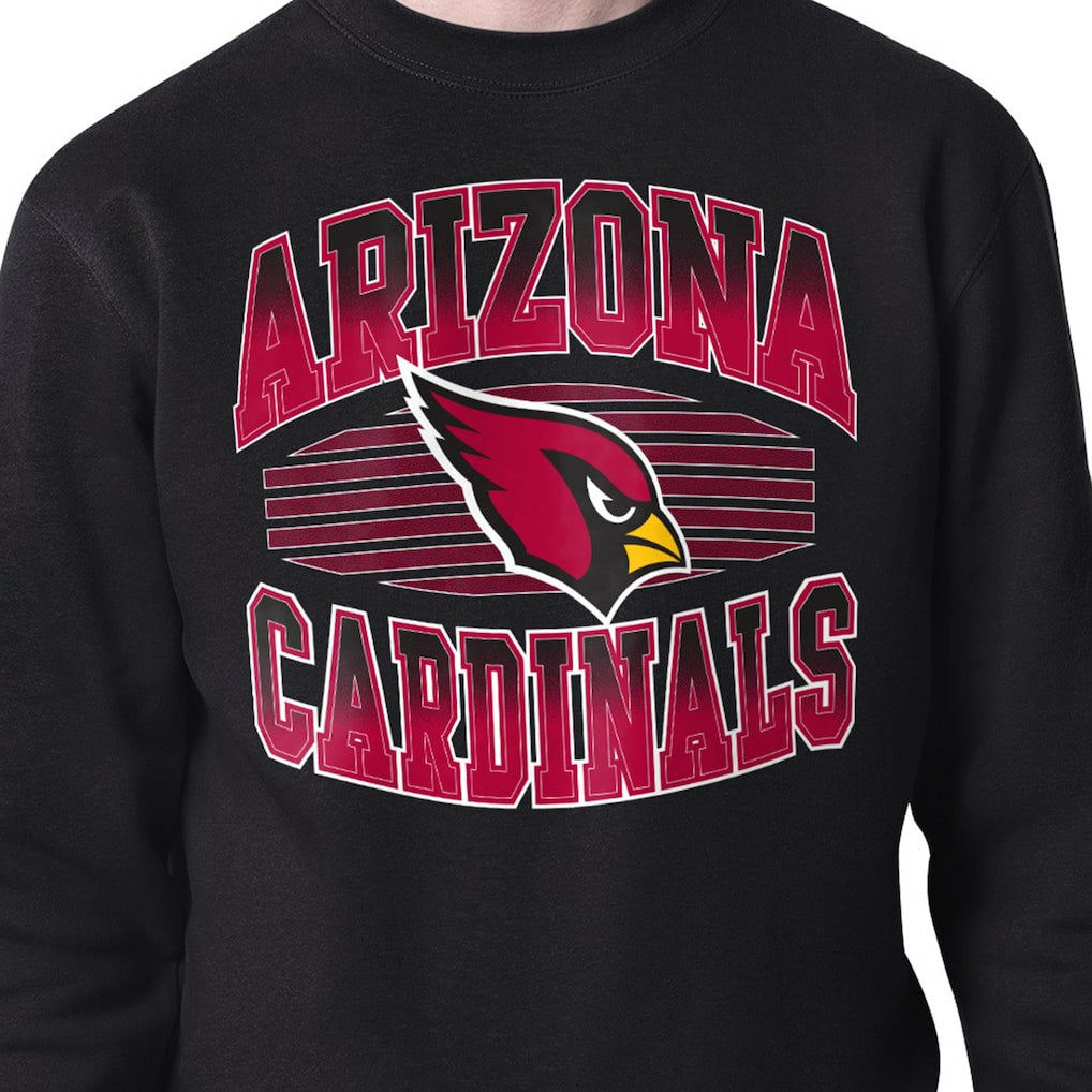 Arizona Cardinals Starter Team Grit Graphic Fleece Pullover Sweatshirt - Black - NFL