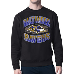 Baltimore Ravens Starter Team Grit Graphic Fleece Pullover Sweatshirt - Black - NFL