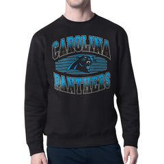 Carolina Panthers Starter Team Grit Graphic Fleece Pullover Sweatshirt - Black - NFL