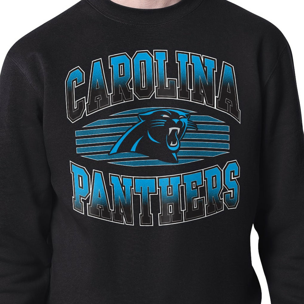 Carolina Panthers Starter Team Grit Graphic Fleece Pullover Sweatshirt - Black - NFL