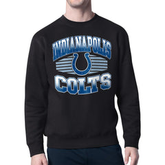 Indianapolis Colts Starter Team Grit Graphic Fleece Pullover Sweatshirt - Black - NFL