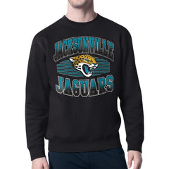 Jacksonville Jaguars Starter Team Grit Graphic Fleece Pullover Sweatshirt - Black - NFL