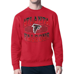 Atlanta Falcons Starter Team Grit Graphic Fleece Pullover Sweatshirt - Red - NFL