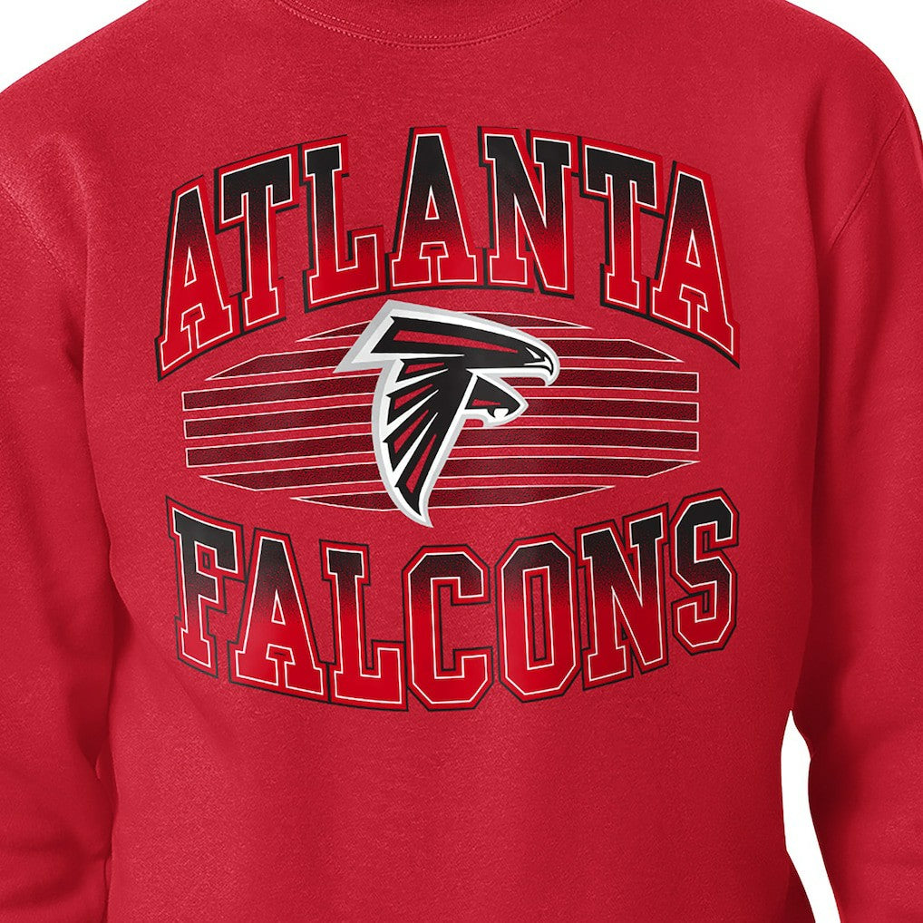Atlanta Falcons Starter Team Grit Graphic Fleece Pullover Sweatshirt - Red - NFL